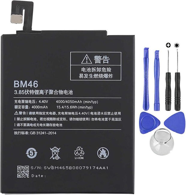 Batteria per XIAOMI BM46 REDMI NOTE 3 | NOTE 3 PRO da 4050MAH con KIT CACCIAVITI