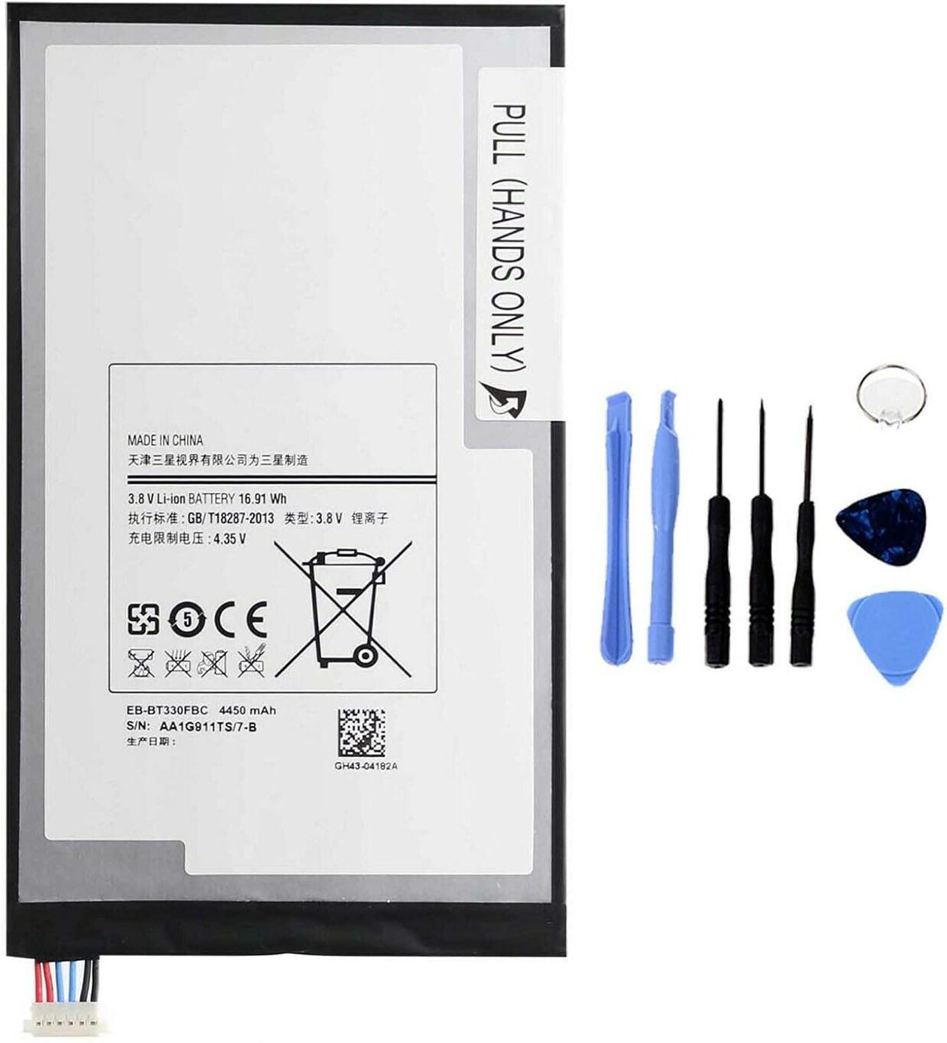 Batteria per Samsung Galaxy TAB 4 8.0 T330 T331 EB-BT330FBU con KIT CACCIAVITI