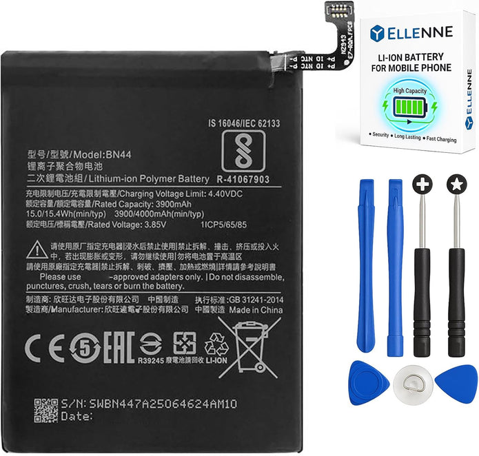 Batteria per XIAOMI REDMI NOTE 5 PLUS BN44 da 4000MAH  con KIT CACCIAVITI