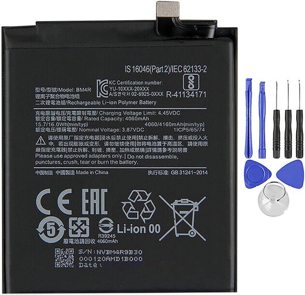 Batteria per XIAOMI REDMI MI 10 LITE 5G BM4R da 4160MAH con KIT CACCIAVITI
