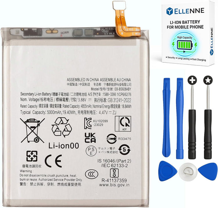 Batteria per Samsung Galaxy S24 ULTRA SM-S928B - EB-BS928 con KIT CACCIAVITI