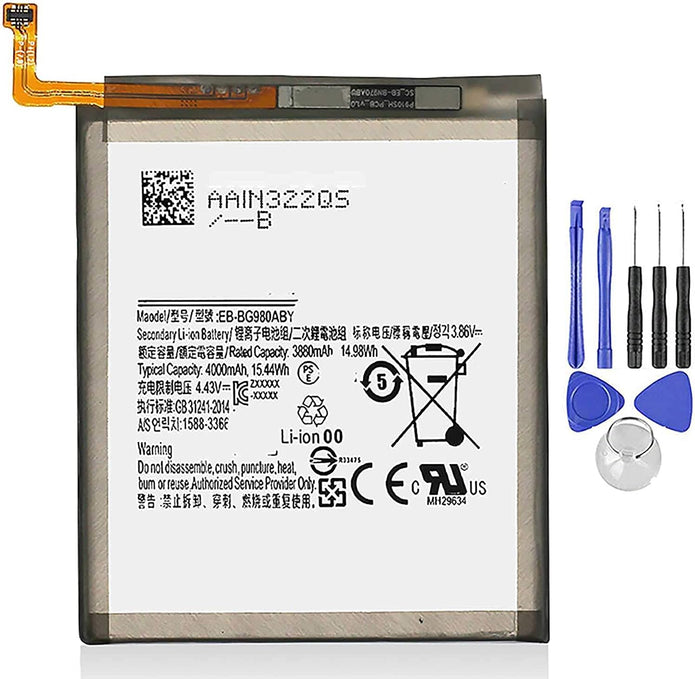 Batteria per Samsung Galaxy S20 SM-G980F EB-BG980ABY 4000MAH con KIT CACCIAVITI
