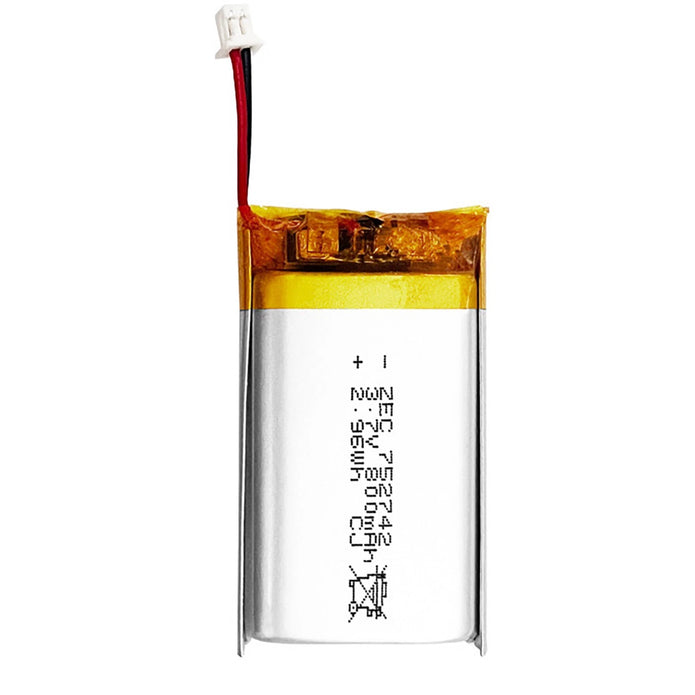 Batteria LIPO DIY 801350 3,7V DC 500mAh CONNETTORI 2P-PH