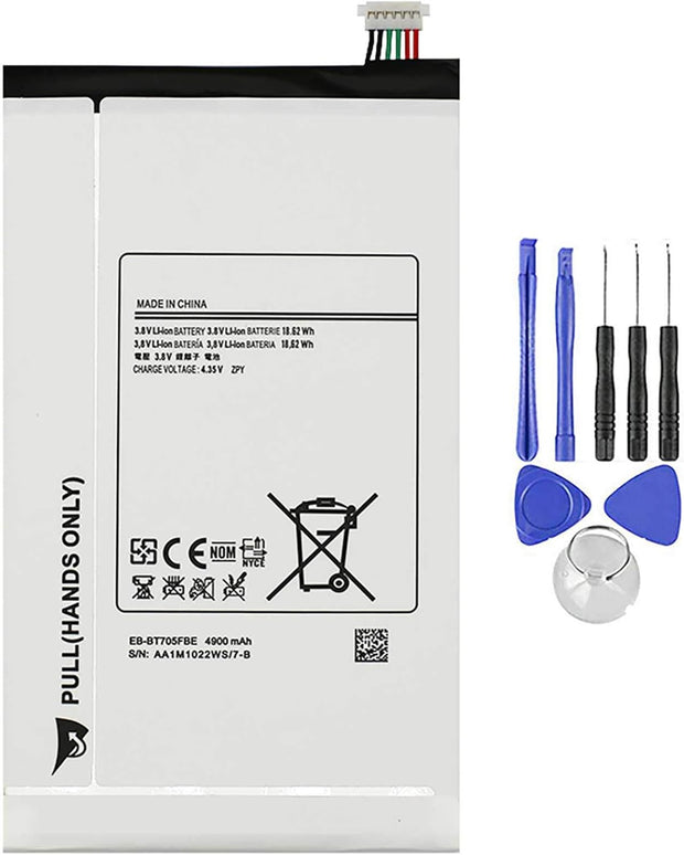 Batteria per Samsung Galaxy TAB S 8.4 T705 EB-BT705FBE 4900MAH con KIT CACCIAVITI