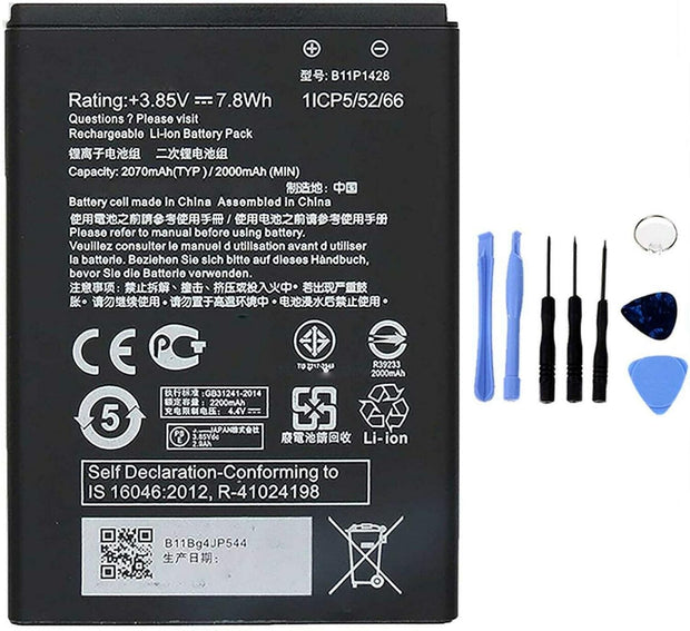 Batteria per ASUS ZENFONE GO 4.5 ZB450KL ZB452KG 2070MAH  con KIT CACCIAVITI