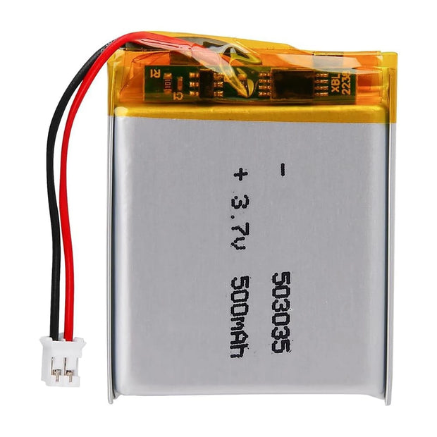 Batteria LIPO DIY 503035 3,7V DC 500mAh CONNETTORI 2P-PH