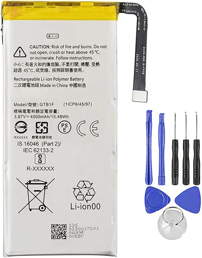 Batteria per GOOGLE PIXEL 5 GTB1F da 4000MAH con KIT CACCIAVITI