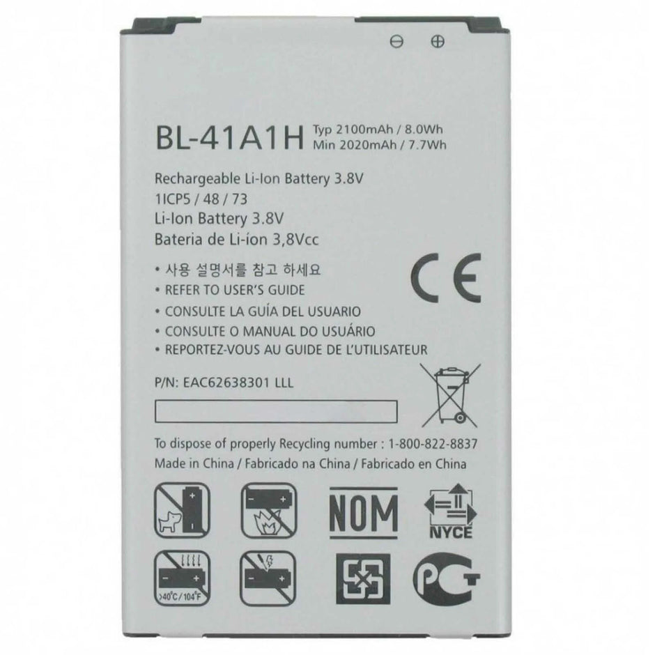 Batteria per LG OPTIMUS F60 BL-41A1H LS660 D390N da 2100MAH