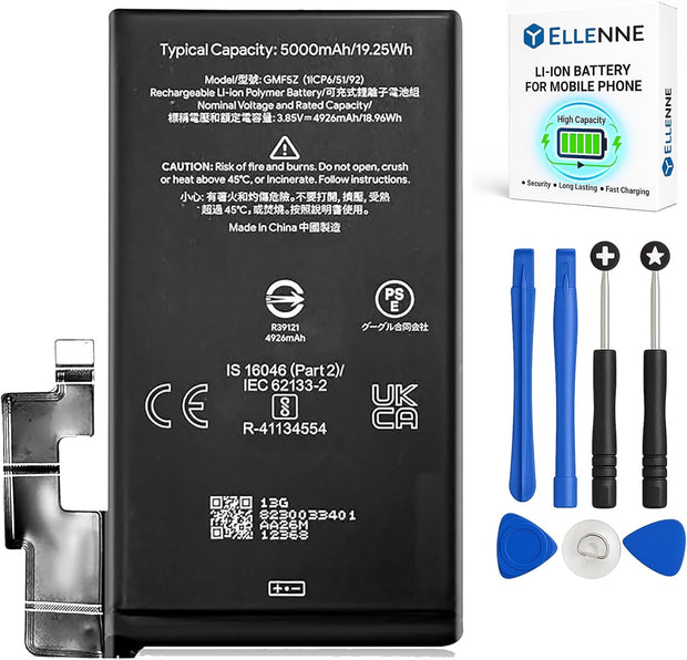 Batteria per GOOGLE PIXEL 7 PRO | GMF5Z | GP4BC | GE2AE con KIT CACCIAVITI
