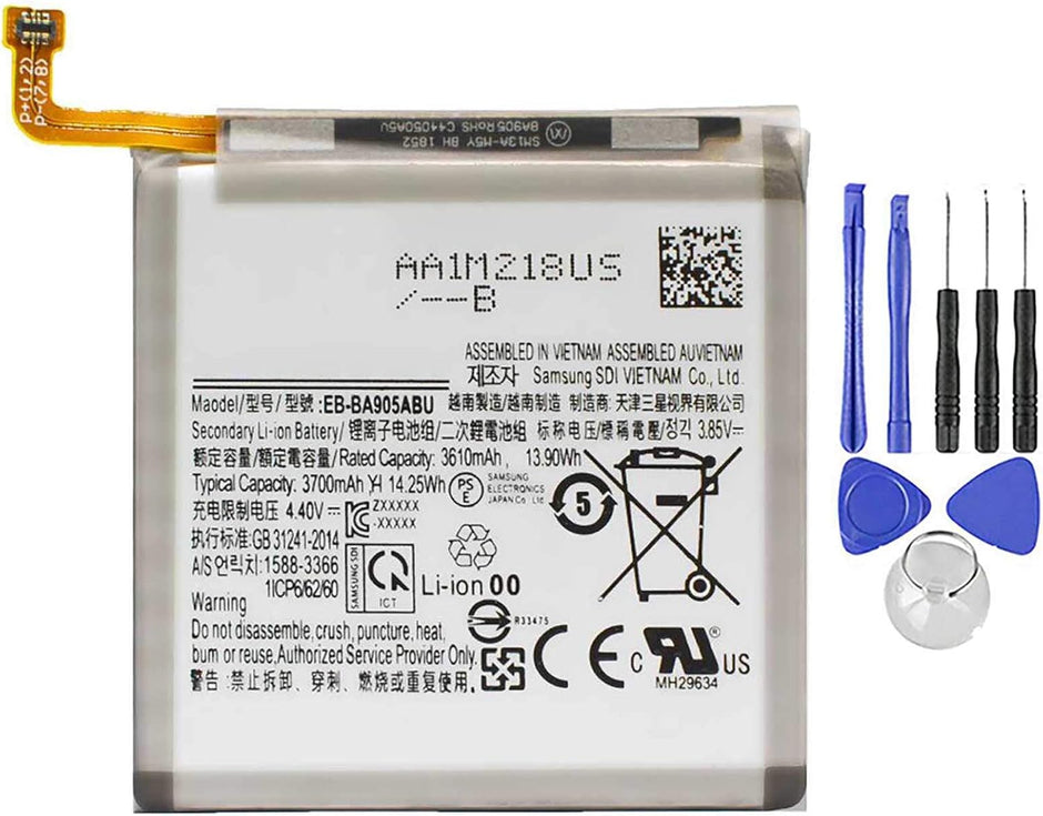 Batteria per Samsung Galaxy A80 A90 EB-BA905ABU 3700MAH con KIT CACCIAVITI