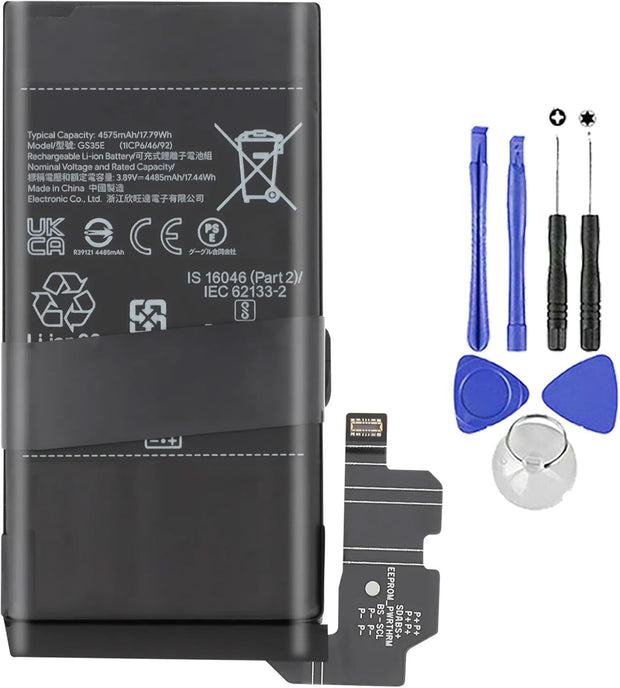 Batteria per GOOGLE PIXEL 8 - GS35E da 4485mAh con KIT CACCIAVITI