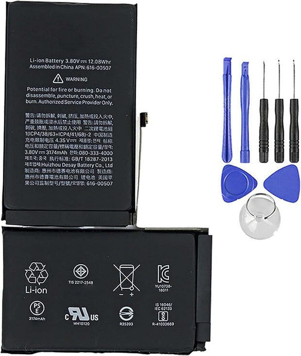 Batteria per Apple iPhone XS MAX da 3174mAh con KIT CACCIAVITI
