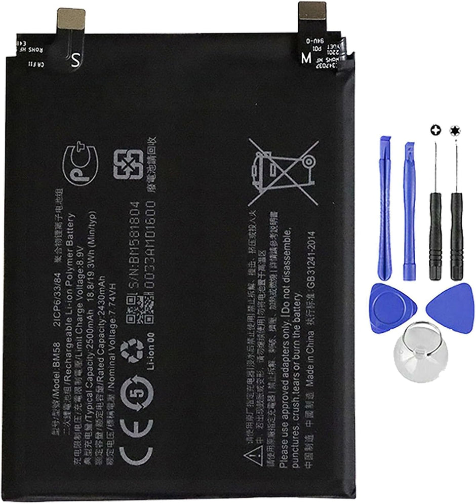 Batteria per XIAOMI BM58 MI 11T | NOTE 11T PRO da 5000MAH con KIT CACCIAVITI