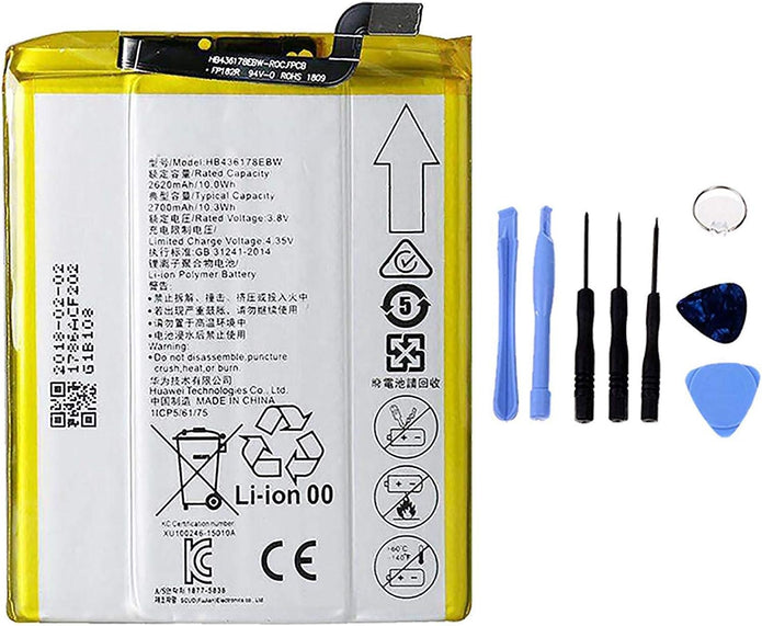 Batteria per Huawei MATE S HB436178EBW 2700MAH con KIT CACCIAVITI