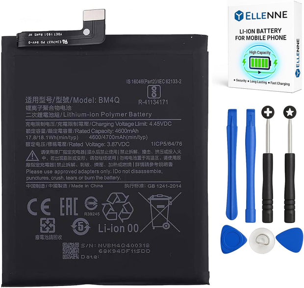 Batteria per XIAOMI REDMI K30 PRO / POCOPHONE F2 PRO POCO BM4Q da 4700MAH con KIT CACCIAVITI