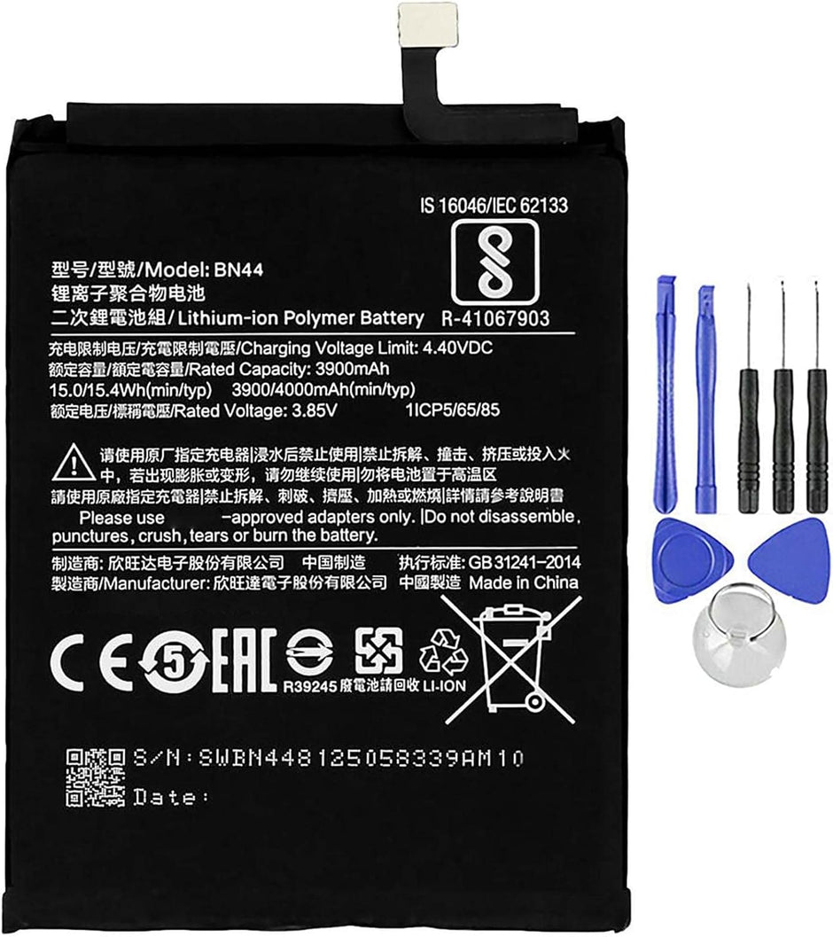 Batteria per XIAOMI REDMI NOTE 7 | NOTE 7 PRO BN4A da 4000MAH con KIT CACCIAVITI