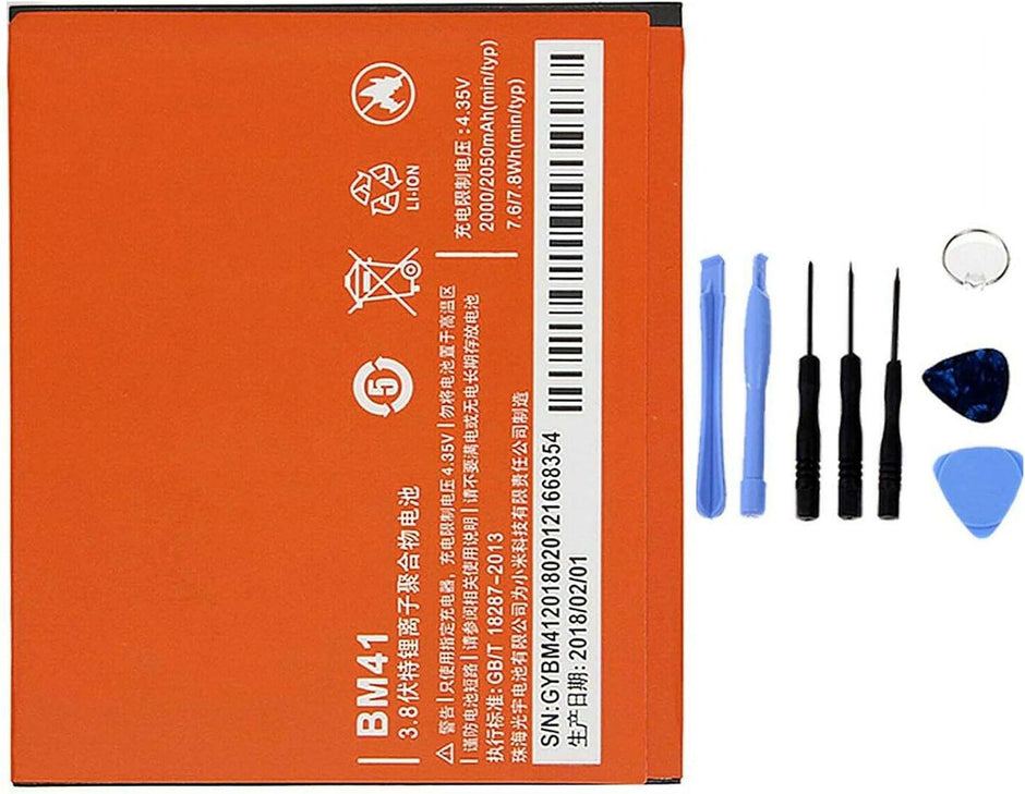 Batteria per XIAOMI REDMI 1S BM41 da 2050MAH con KIT CACCIAVITI