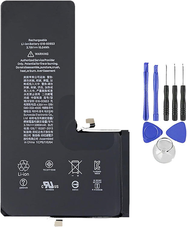 Batteria per Apple iPhone 11 PRO MAX da 3964 mAh con KIT CACCIAVITI