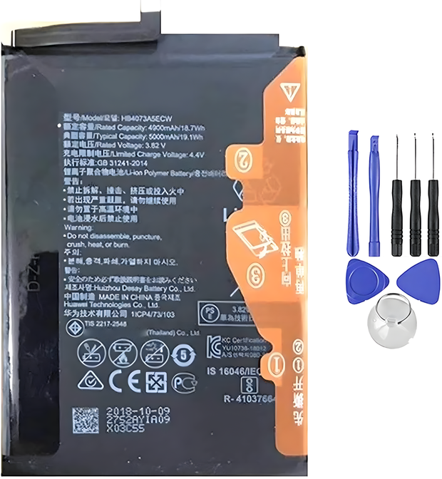Batteria per Huawei HB4073A5ECW MATE 20X | HONOR NOTE 10 5000MAH con KIT CACCIAVITI