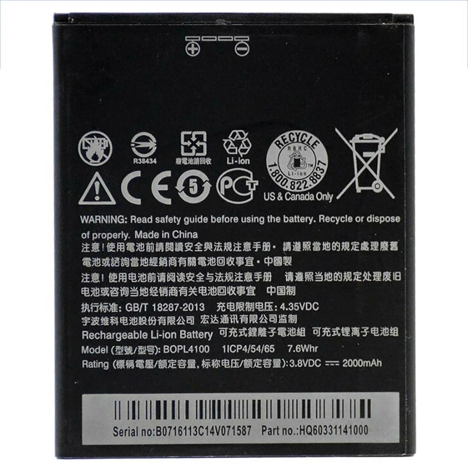 Batteria per HTC B0PL4100 DESIRE 526 | 526G da 1950MAH con KIT CACCIAVITI