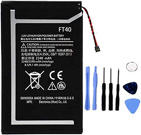 Batteria per MOTOROLA MOTO E2 (2ND GEN) FT40 da 2390MAH  con KIT CACCIAVITI