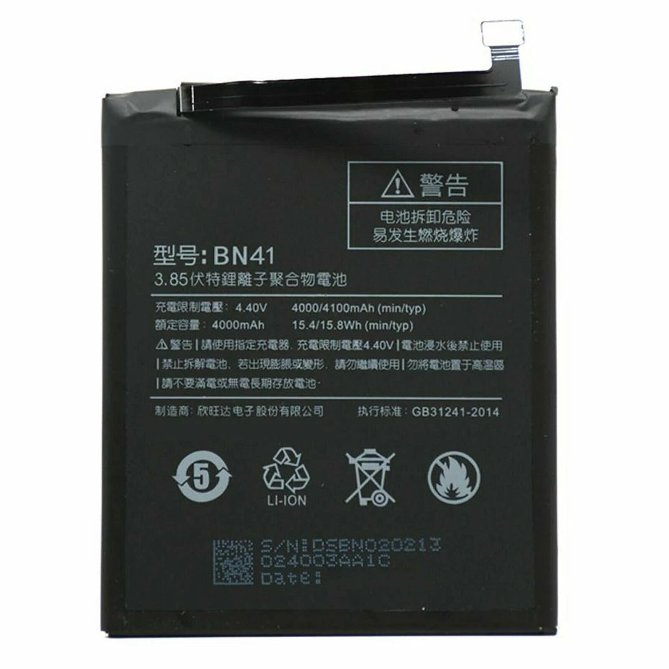 Batteria per XIAOMI REDMI NOTE 4 BN41 da 4100MAH con KIT CACCIAVITI