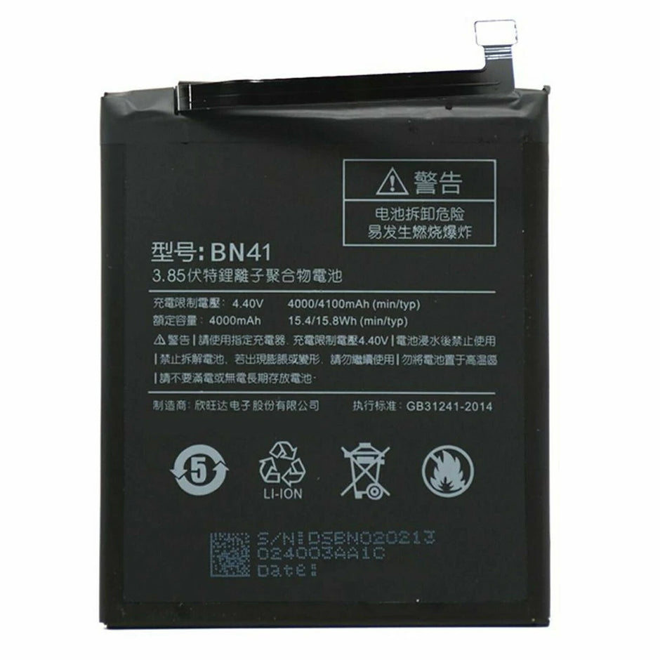 Batteria per XIAOMI REDMI NOTE 4 BN41 da 4100MAH con KIT CACCIAVITI
