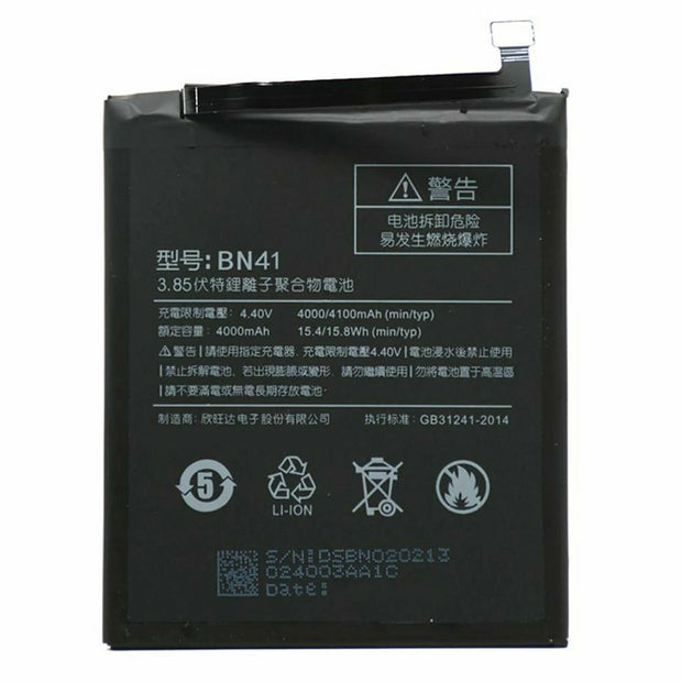 Batteria per XIAOMI REDMI NOTE 4 BN41 da 4100MAH con KIT CACCIAVITI