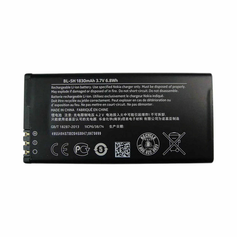 Batteria per NOKIA BL-5H LUMIA 630 635 638 da 1830MAH con KIT CACCIAVITI