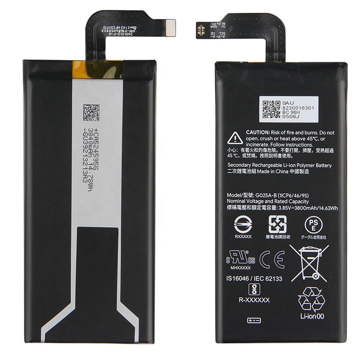 Batteria per GOOGLE PIXEL 5 XL G025A-B da 3800MAH con KIT CACCIAVITI