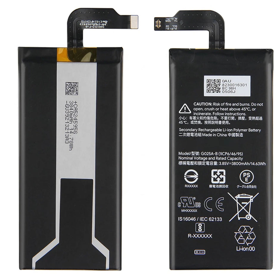 Batteria per GOOGLE PIXEL 5 XL G025A-B da 3800MAH con KIT CACCIAVITI