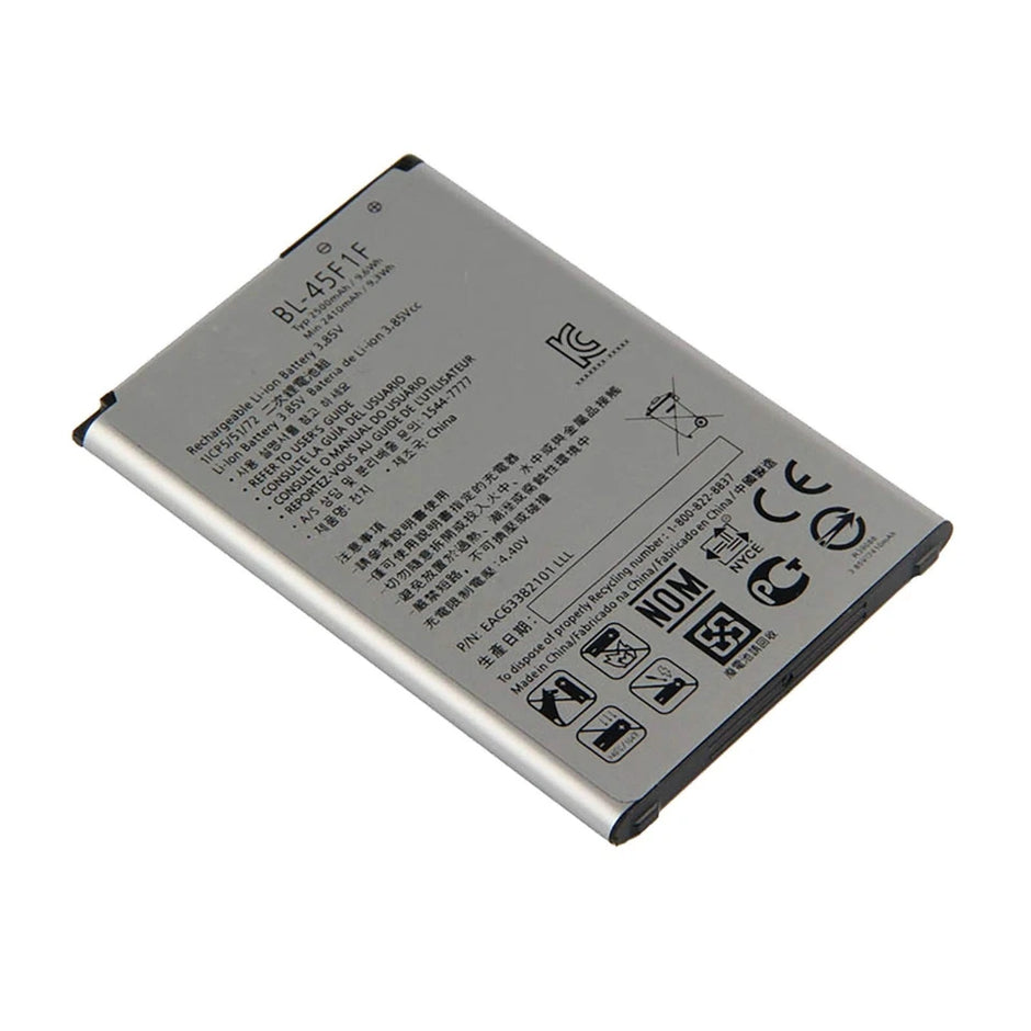 Batteria per LG K8 K9 K4 2017 LM-X210EM BL-45F1F da 2500mAh