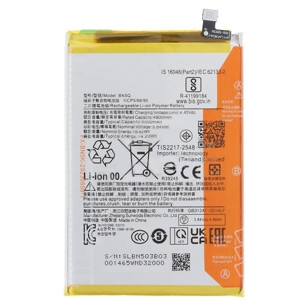 Batteria per XIAOMI BN5Q REDMI 13C | POCO C65 da 5000MAH con KIT CACCIAVITI
