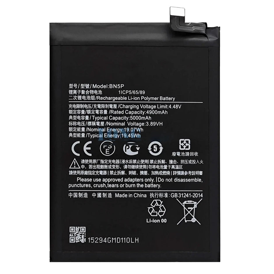Batteria per XIAOMI BN5P REDMI NOTE 13 5G | NOTE 13 4G da 5000MAH con KIT CACCIAVITI