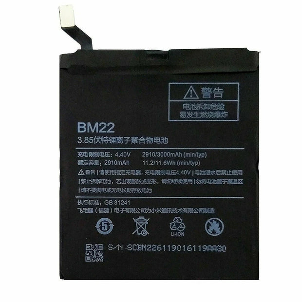 Batteria per XIAOMI REDMI Mi5 BM22 da 2910MAH con KIT CACCIAVITI
