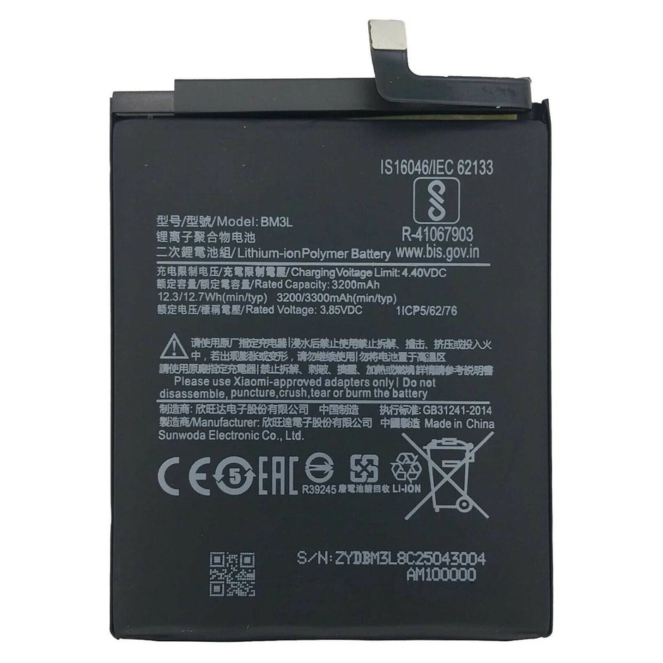 Batteria per XIAOMI MI9 MI 9 BM3L da 3300MAH con KIT CACCIAVITI