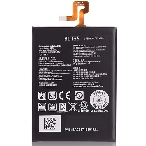 Batteria per LG GOOGLE PIXEL 2 XL 6" BL-T35 da 3520MAH con KIT CACCIAVITI