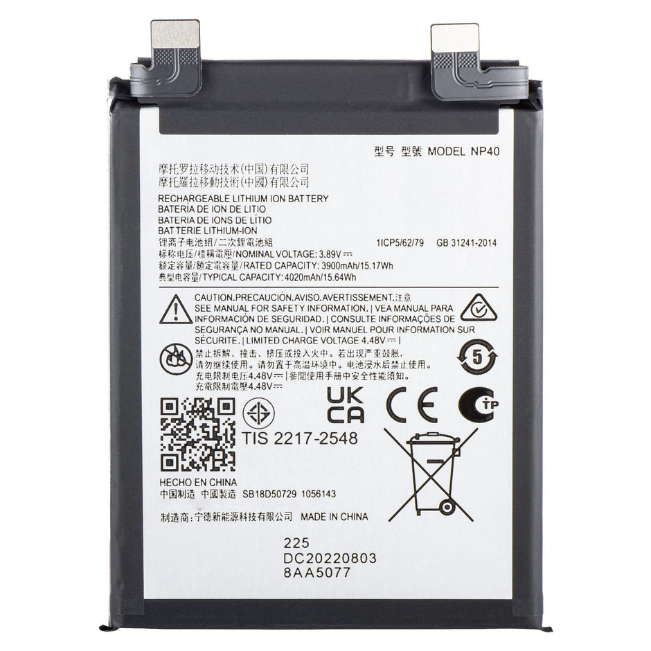 Batteria per MOTOROLA EDGE 30 NEO - NP40 - 4020MAH XT2245 con KIT CACCIAVITI