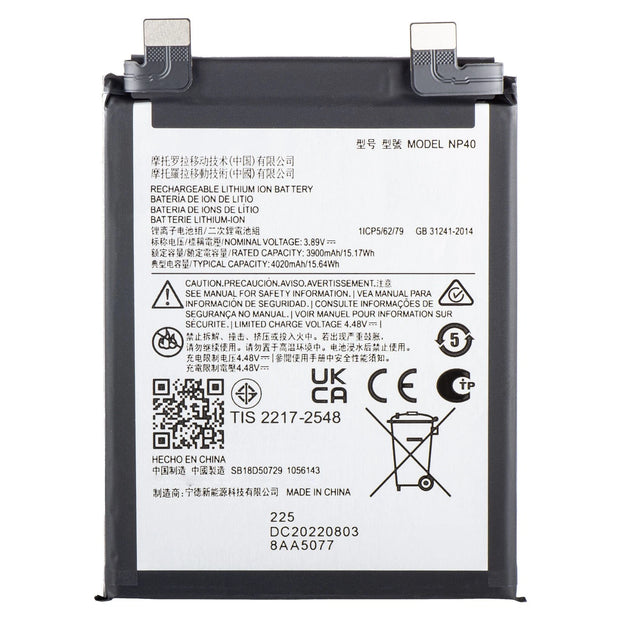 Batteria per MOTOROLA EDGE 30 NEO - NP40 - 4020MAH XT2245 con KIT CACCIAVITI