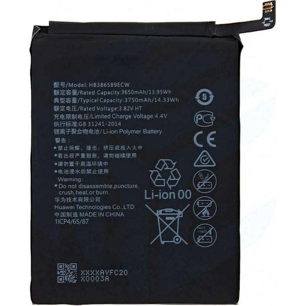 Batteria per Huawei P10 PLUS | MATE 20 LITE HB386589ECW 3750MAH con KIT CACCIAVITI