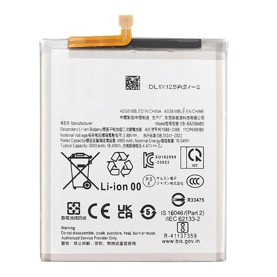 Batteria per Samsung Galaxy A25 | A35 | A55 | EB-BA256ABS con KIT CACCIAVITI