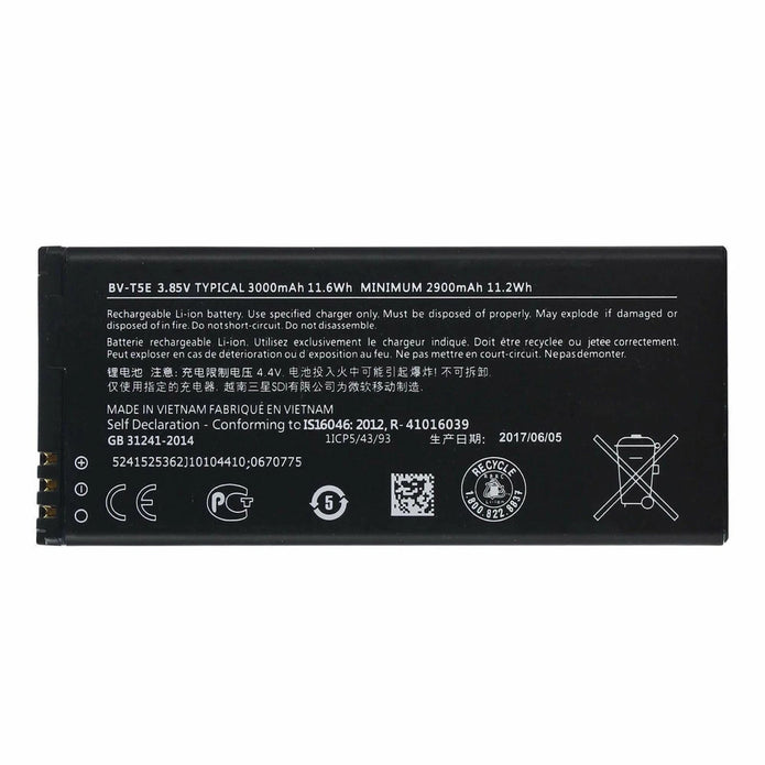 Batteria per NOKIA LUMIA 950 BV-T5E da 3000MAH con KIT CACCIAVITI
