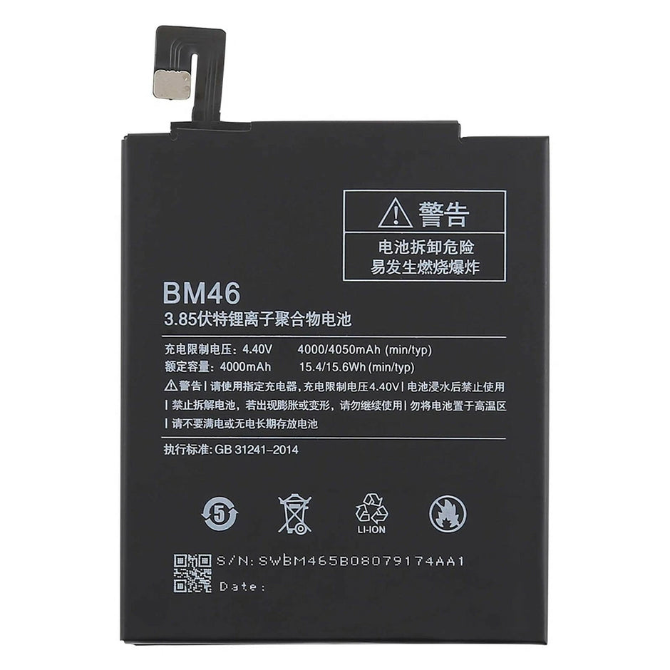 Batteria per XIAOMI BM46 REDMI NOTE 3 | NOTE 3 PRO da 4050MAH con KIT CACCIAVITI