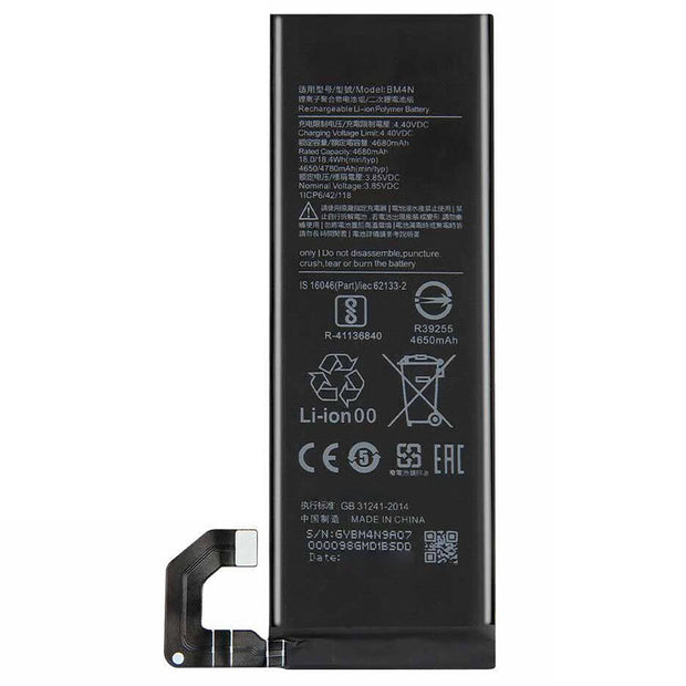 Batteria per XIAOMI REDMI MI 10 MI10 BM4N da 4780MAH con KIT CACCIAVITI