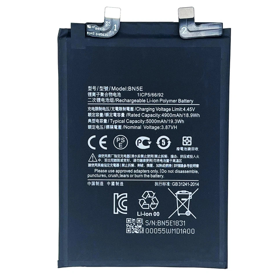 Batteria per XIAOMI BN5E REDMI NOTE 11 PRO 5G | POCO X4 PRO da 5000MAH con KIT CACCIAVITI
