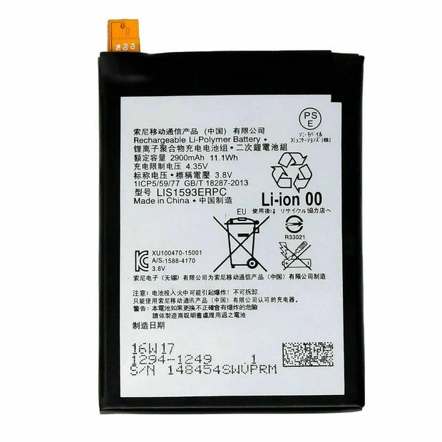 Batteria per SONY XPERIA Z5 E6653 E6603 LIS1593ERPC da 2900MAH con KIT CACCIAVITI