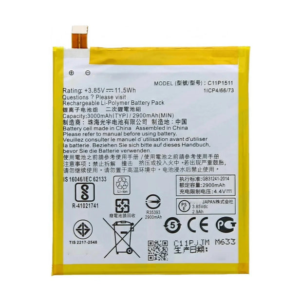Batteria per ASUS ZENFONE 3 ZE552KL C11P1511 ZD552KL 3000MAH con KIT CACCIAVITI