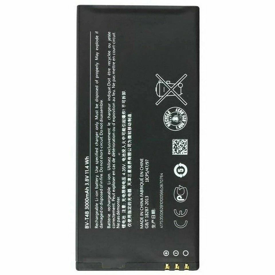 Batteria per NOKIA BV-T4B MICROSOFT LUMIA 640XL da 3000MAH con KIT CACCIAVITI