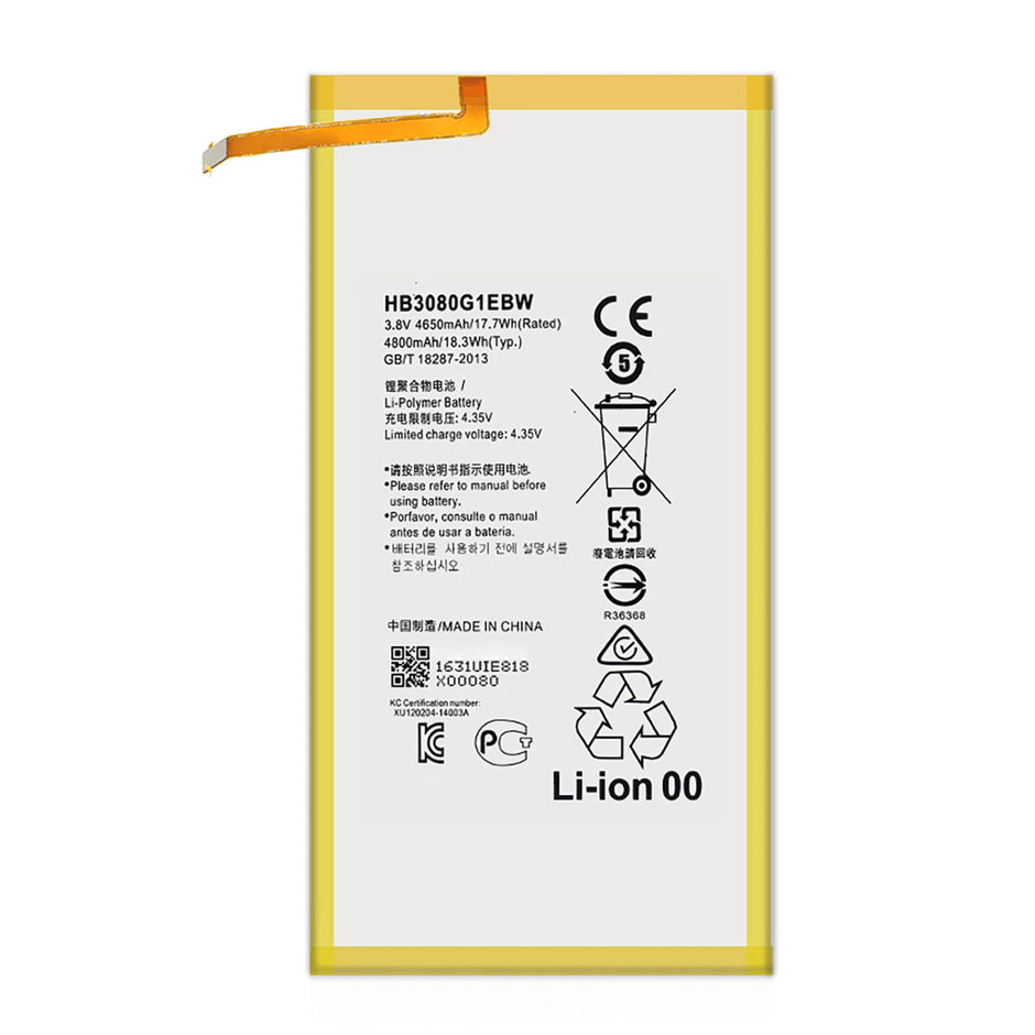 Batteria per Huawei MEDIAPAD M1 | M2 8.0 | M3 LITE 8.0 | T1 8.0 HB3080G1EBW con KIT CACCIAVITI