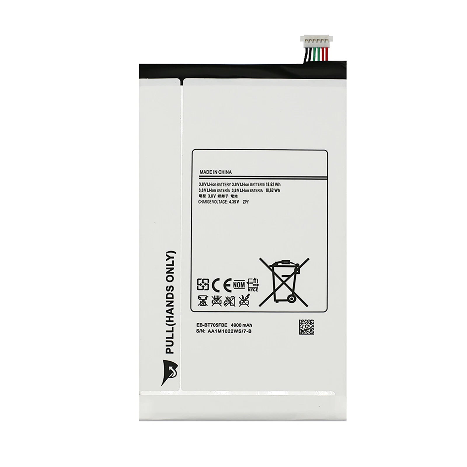 Batteria per Samsung Galaxy TAB S 8.4 T705 EB-BT705FBE 4900MAH con KIT CACCIAVITI